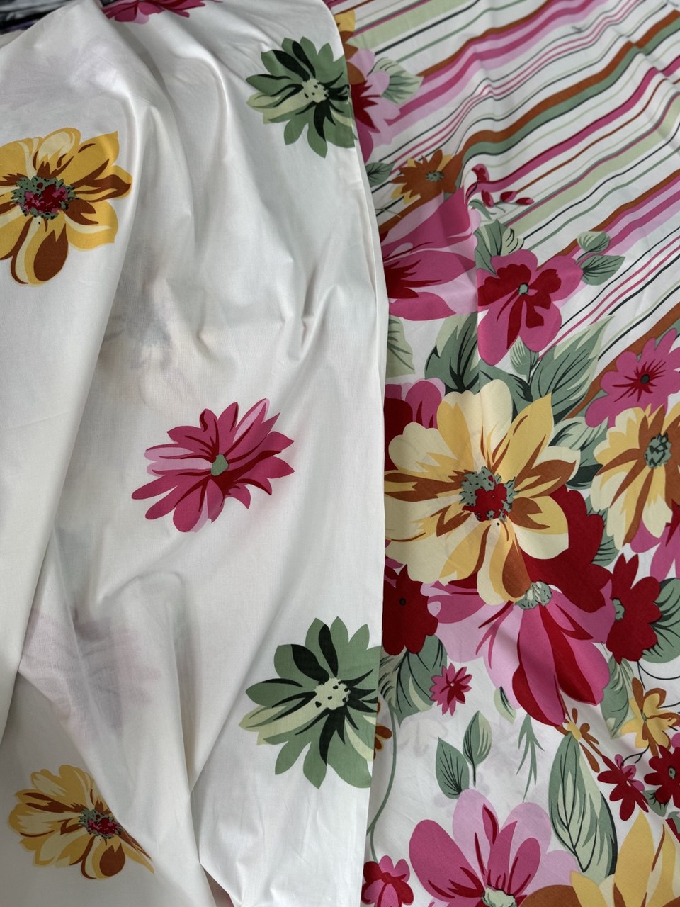 ملحفه نخ‌پنبه فیلور مدل ویولت عرض ۲/۴۰ ضدحساسیت